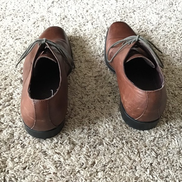 Aldo Leather Shoes Men\'s Brown Oxford Lace Up Size US 9.5 Aldo Size 43 main image 4